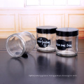 Straight Side wide mouth 450ml 650ml 16oz 22oz empty glass coffee honey food storage jar with plastic cap
